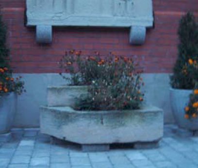 Taufbrunnen in der Kirche